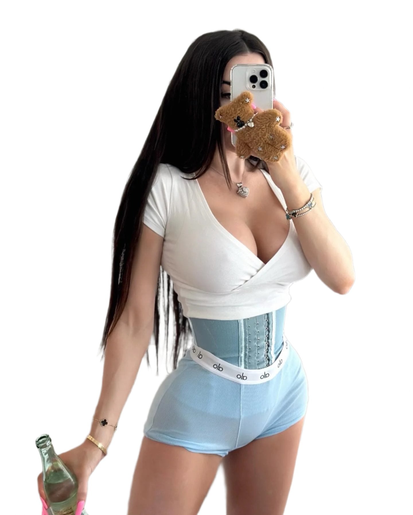 dolly corset in bubbles